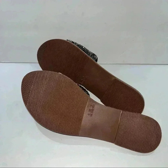 NWT BEADED LEOPARD SANDALS! Slides so cute! Casual wear - Picture 6 of 7